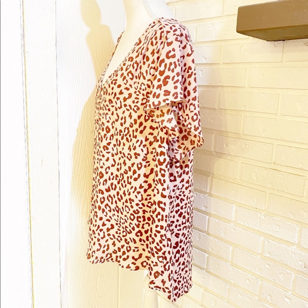 Pennington’s Flutter Sleeve Blouse, Size 2x - image 4